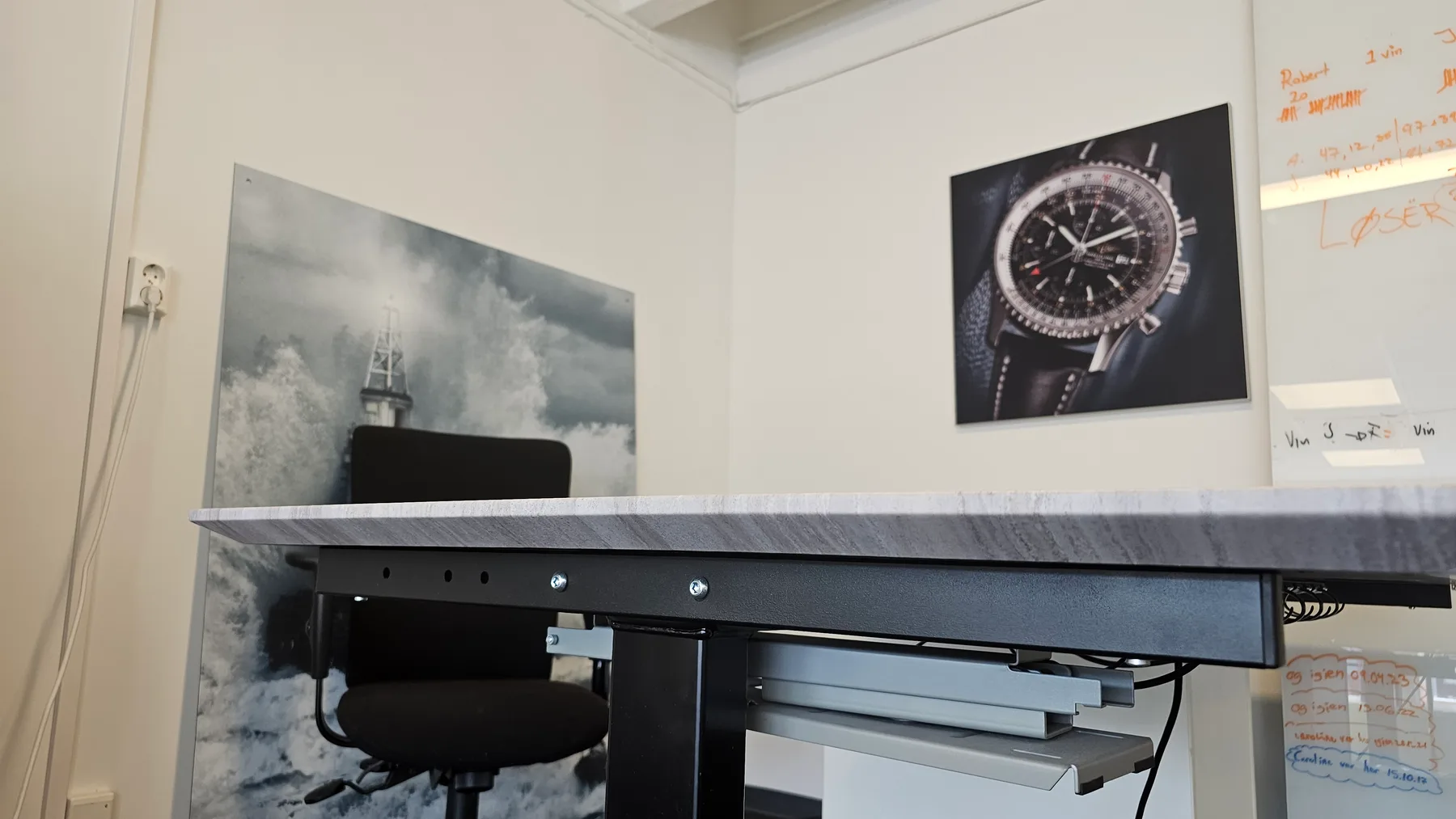 Presist foliert bordkant i steinfinish